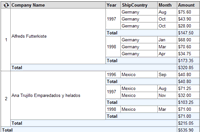 Hierarchical Grid with Totals